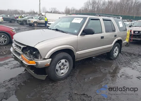 2003 Chevrolet Blazer Ls z USA, uszkodzony, nr VIN 1GNDT13X03K159379